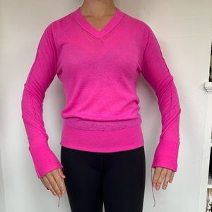 Hot Pink Helmut Lang Sweater